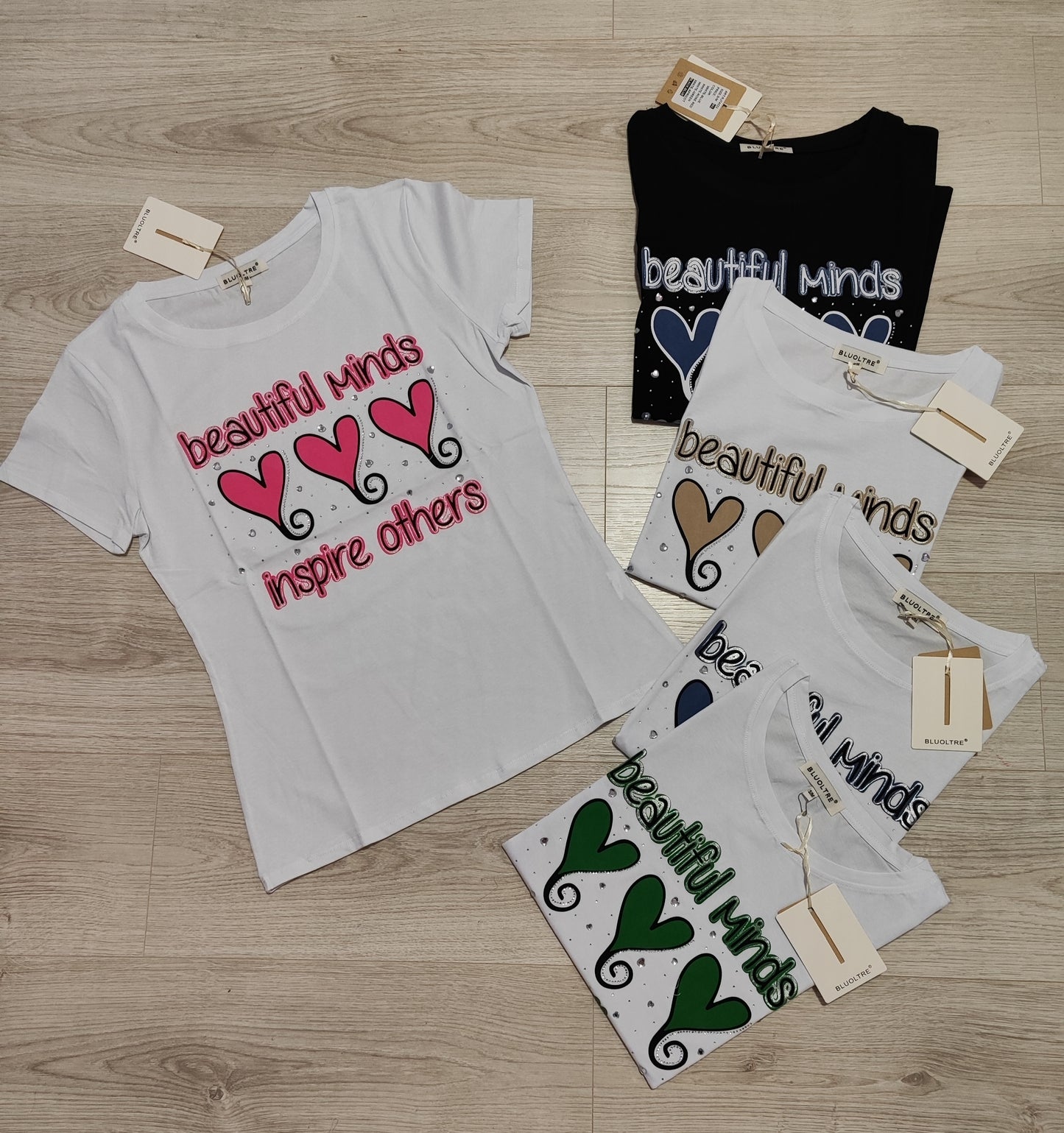 Majica s srčki M/L