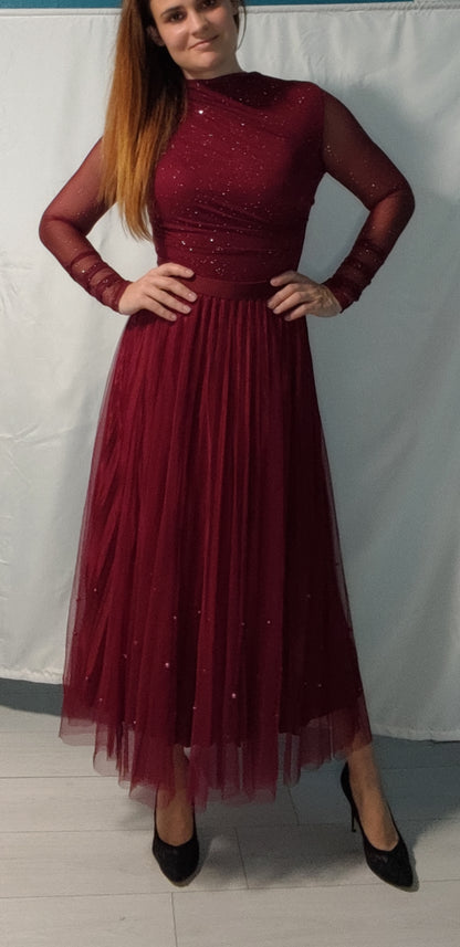 Pulover z bleščicami