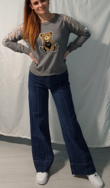 Pulover z medvedkom